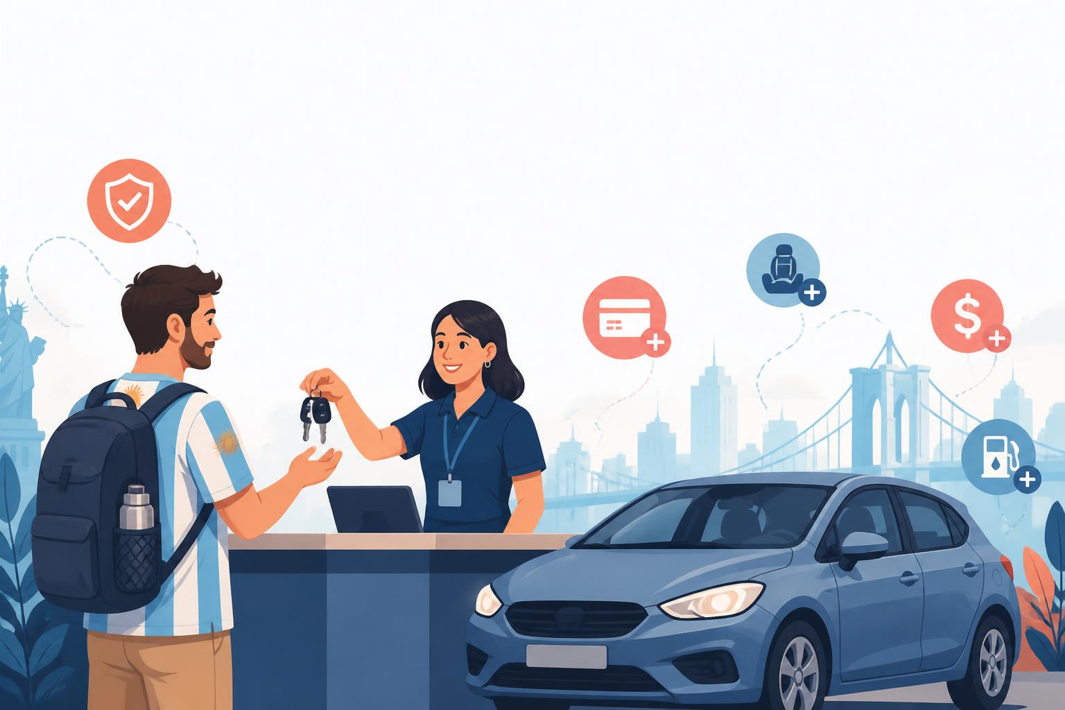 Auto alquilado en USA: 7 trampas que te salen caras y no viste venir