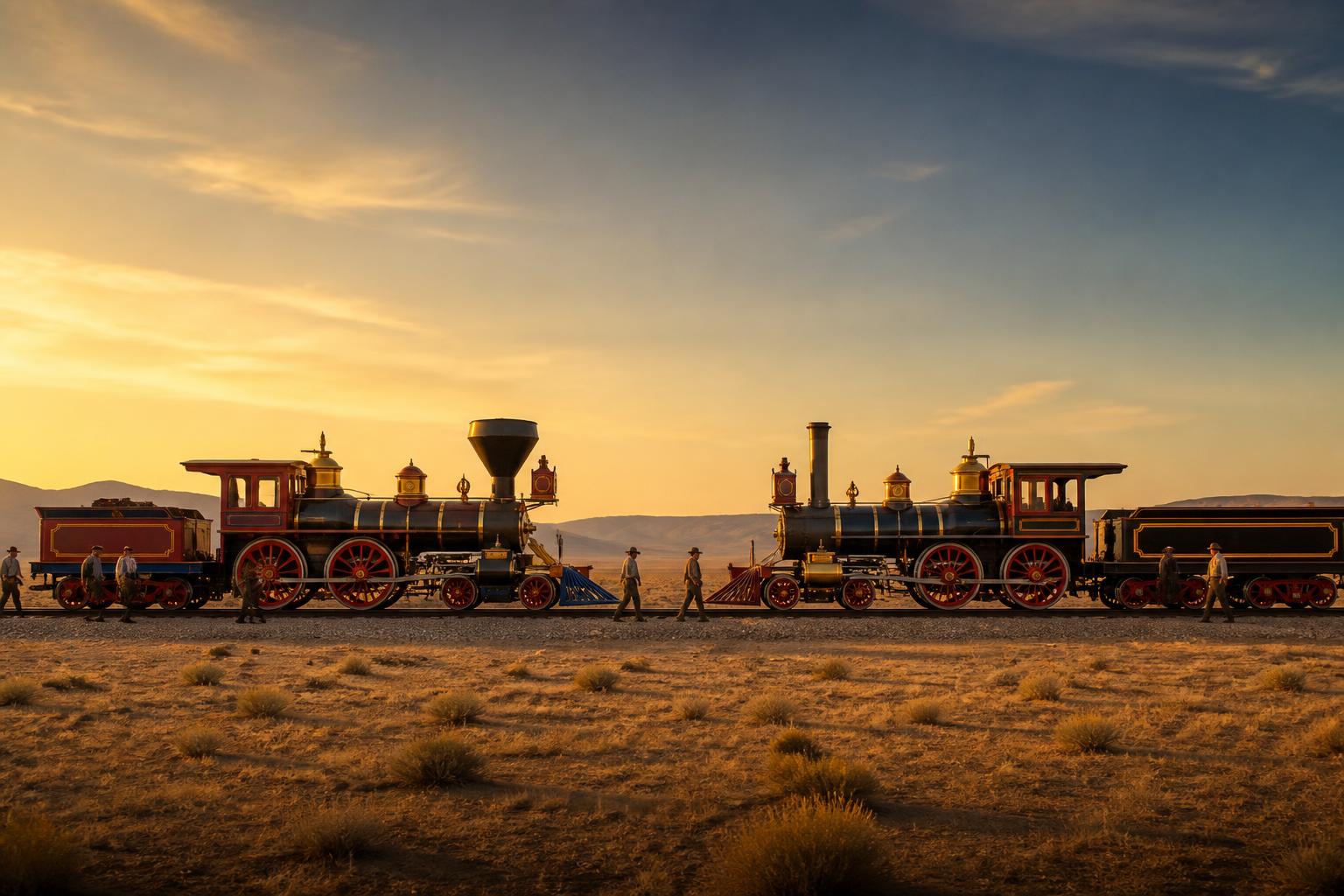 Golden Spike: el martillazo del 10 de mayo que unió USA de costa a costa (y cómo cruzarlo en tren hoy)